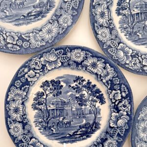 Liberty Blue Bread & Butter plates