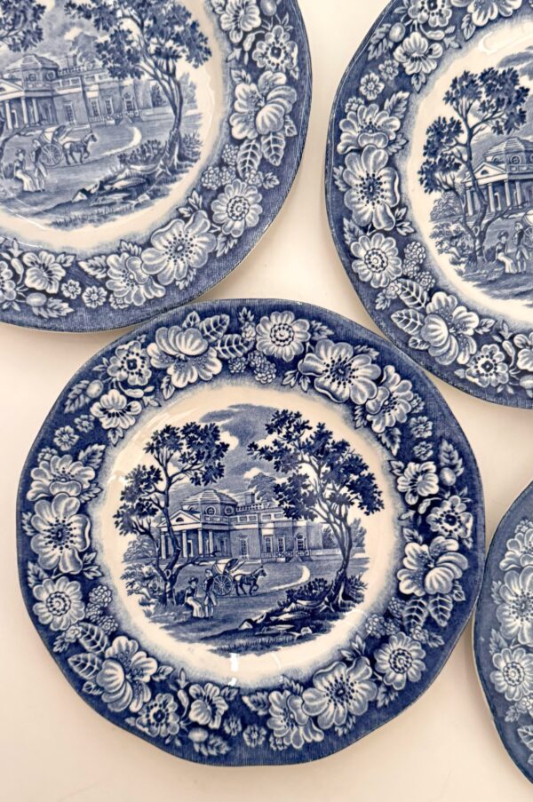 Liberty Blue Bread & Butter plates